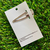 Handmade Resin Hair Clip - Glow In Dark Glitter Bubble Hair Clip!