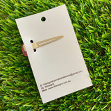 Handmade Resin Hair Clip - Neon Glitter Pink Wiggle Giggle Hair Clip!