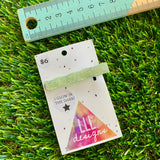 Handmade Resin Hair Clip - Glow In Dark Bar Hair Clip!