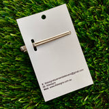 Handmade Resin Hair Clip - Glow In Dark Zig Zag Bar Hair Clip!