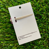 Handmade Resin Hair Clip - Pink Multi Glitter Coming Through Hair Clip!