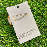 Handmade Resin Hair Clip - Orange Multi Glitter Retro Vibes Hair Clip!