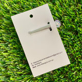 Handmade Resin Hair Clip - Purple Multi Confetti Bubble Bar Hair Clip Featuring a Pink Bow!