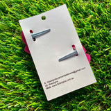 Handmade Resin Hair Clip - Regular Pink Large Chunky Bow Hair Clip Pair!