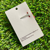 Handmade Resin Hair Clip - Glitter Deep Pink - Large Chunky Bow Hair Clip!