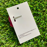 Handmade Resin Hair Clip - Regular Pink - Large Chunky Bow Hair Clip!