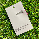 Handmade Resin Hair Clip - Glitter Pink - Large Chunky Bow Hair Clip!