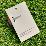 Handmade Resin Hair Clip - Pale Pink - Large Regular Bow Hair Clip!