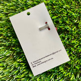 Handmade Resin Hair Clip - Glitter Deep Pink - Medium Chunky Bow Hair Clip!