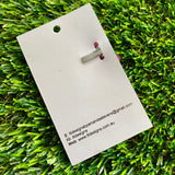 Handmade Resin Hair Clip - Glitter Pink - Medium Chunky Bow Hair Clip!