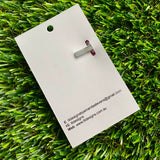 Handmade Resin Hair Clip - Glitter Pink - Small Chunky Bow Hair Clip!