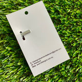 Handmade Resin Hair Clip - Glitter Deep Pink - Small Chunky Bow Hair Clip!