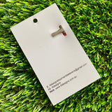 Handmade Resin Hair Clip - Glitter Red - Small Chunky Bow Hair Clip!