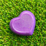 Resin Heart Dish - Glitter Violet! Brighten Up Your Life with this Bold and Fun Piece!