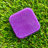 Resin Square Dish - Glitter Purple! Brighten Up Your Life with this Bold and Fun Piece!