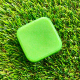 Resin Square Dish - Glitter Neon Green! Brighten Up Your Life with this Bold and Fun Piece!