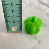 Resin Jewellery Jar - Glitter Green! Perfect for Keeping your Favourite Piece of Jewellery!