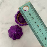 Resin Jewellery Jar - Two Tone Glitter Purple with Lemon Sprinkles! Perfect for Keeping your Favourite Piece of Jewellery!