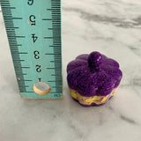 Resin Jewellery Jar - Two Tone Glitter Purple with Lemon Sprinkles! Perfect for Keeping your Favourite Piece of Jewellery!