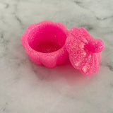 Resin Jewellery Jar - Glitter Neon Pink! Perfect for Keeping your Favourite Piece of Jewellery!