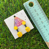 Brick Head Earrings - #1 Luscious Lucy with Pink Lips - These Earrings are Unique and will make you feel Luscious like Lucy