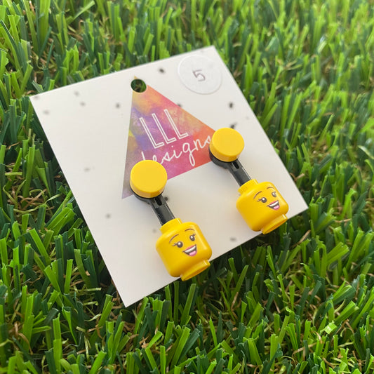 Brick Head Earrings - #5 Cheerful Charli