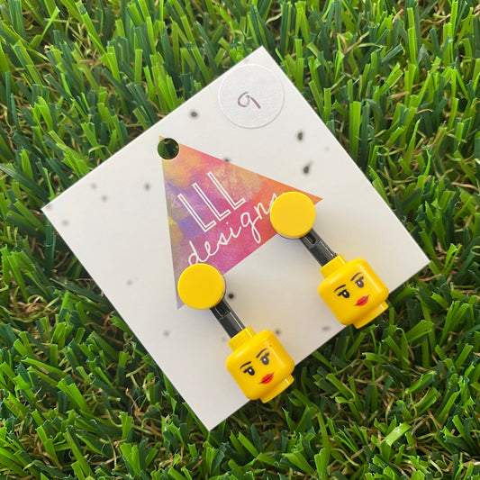 Brick Head Earrings - #9 Beautiful Barbara