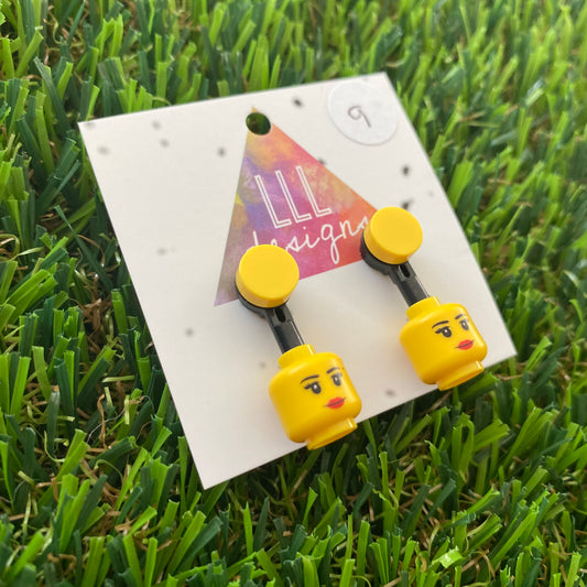 Brick Head Earrings - #9 Beautiful Barbara