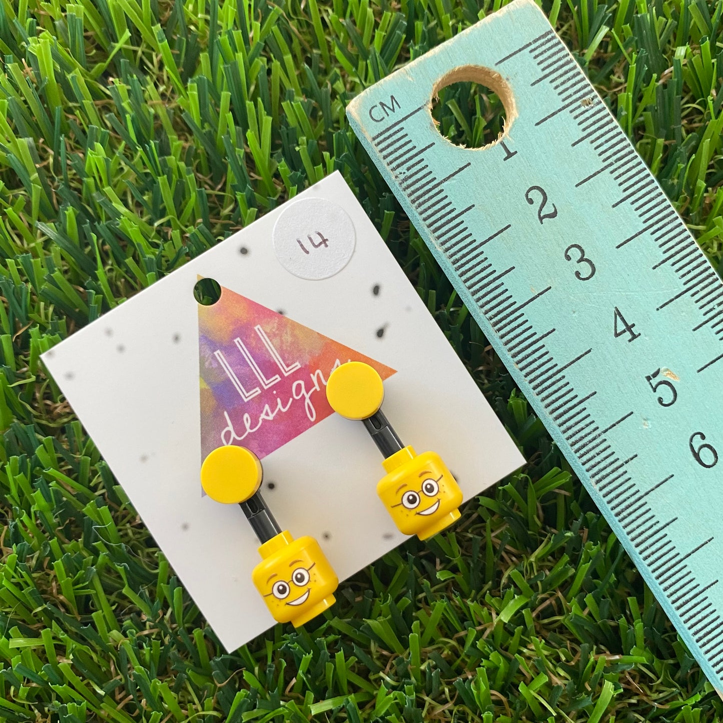 Brick Head Earrings - #14 Brainiac Ben