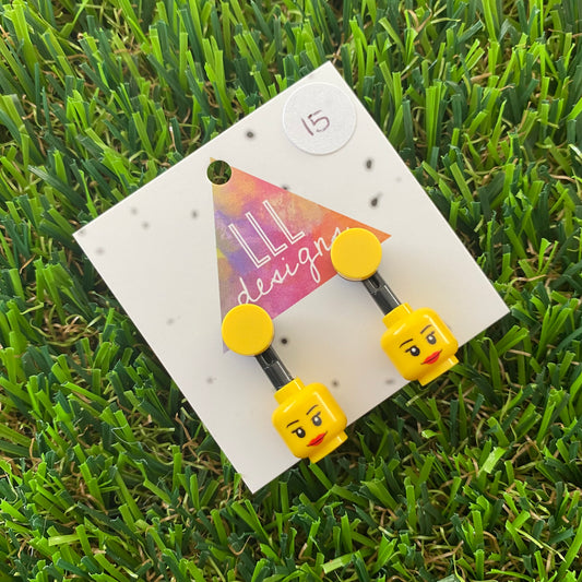 Brick Head Earrings - #15 Sassy Siobhan