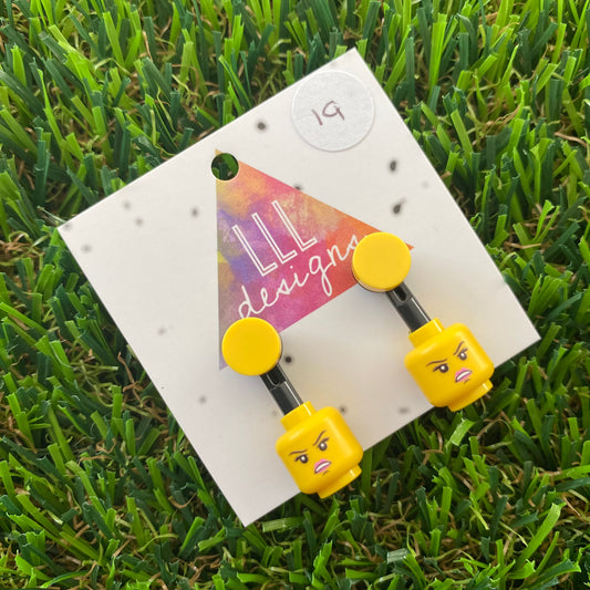 Brick Head Earrings - #19 Feisty Felisha