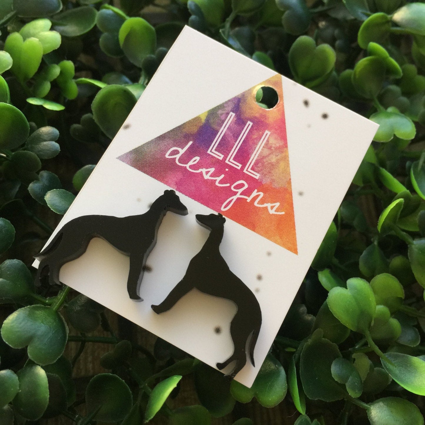 Super Cute Laser Cut Greyhound Earrings - Studs. I love Greyhounds. Greyhounds Rock. I love my Greyhound. Quirky Earrings. Fun Earrings.