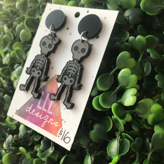 Skeleton Duo Dangles - Trick or Treat?