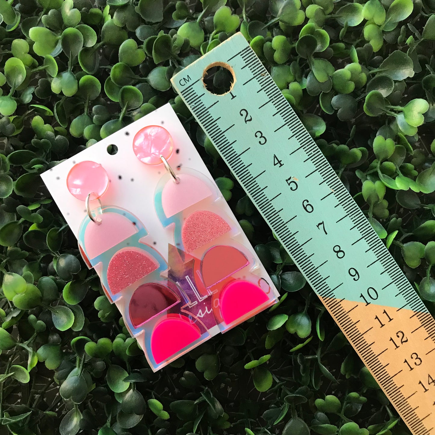 Strawberry Hills - Dangle Earrings. Perfection in Pink!
