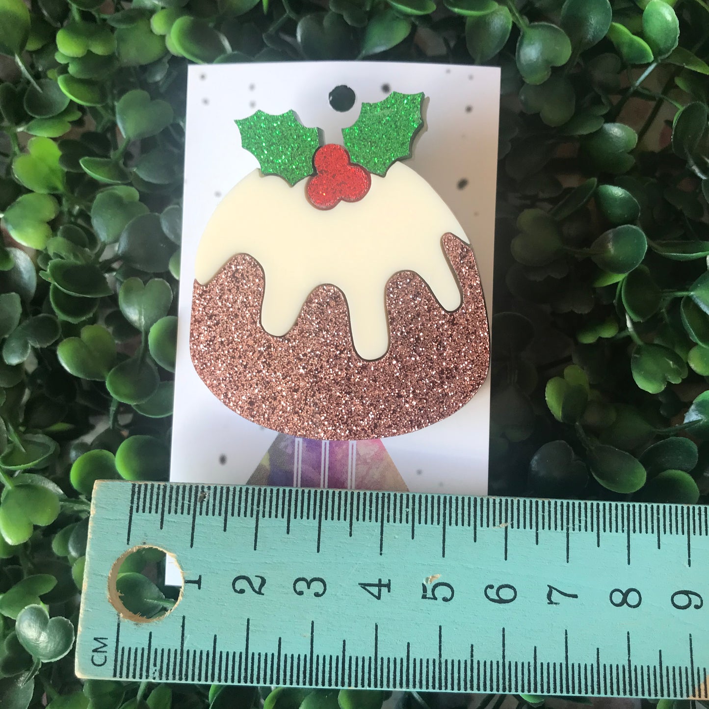 Christmas Pudding Statement Brooch!