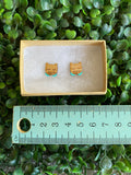 Sleepy Kitty Earrings - Detailed Hand Painted Bamboo Earrings - Available in 2 Stunning Colours.