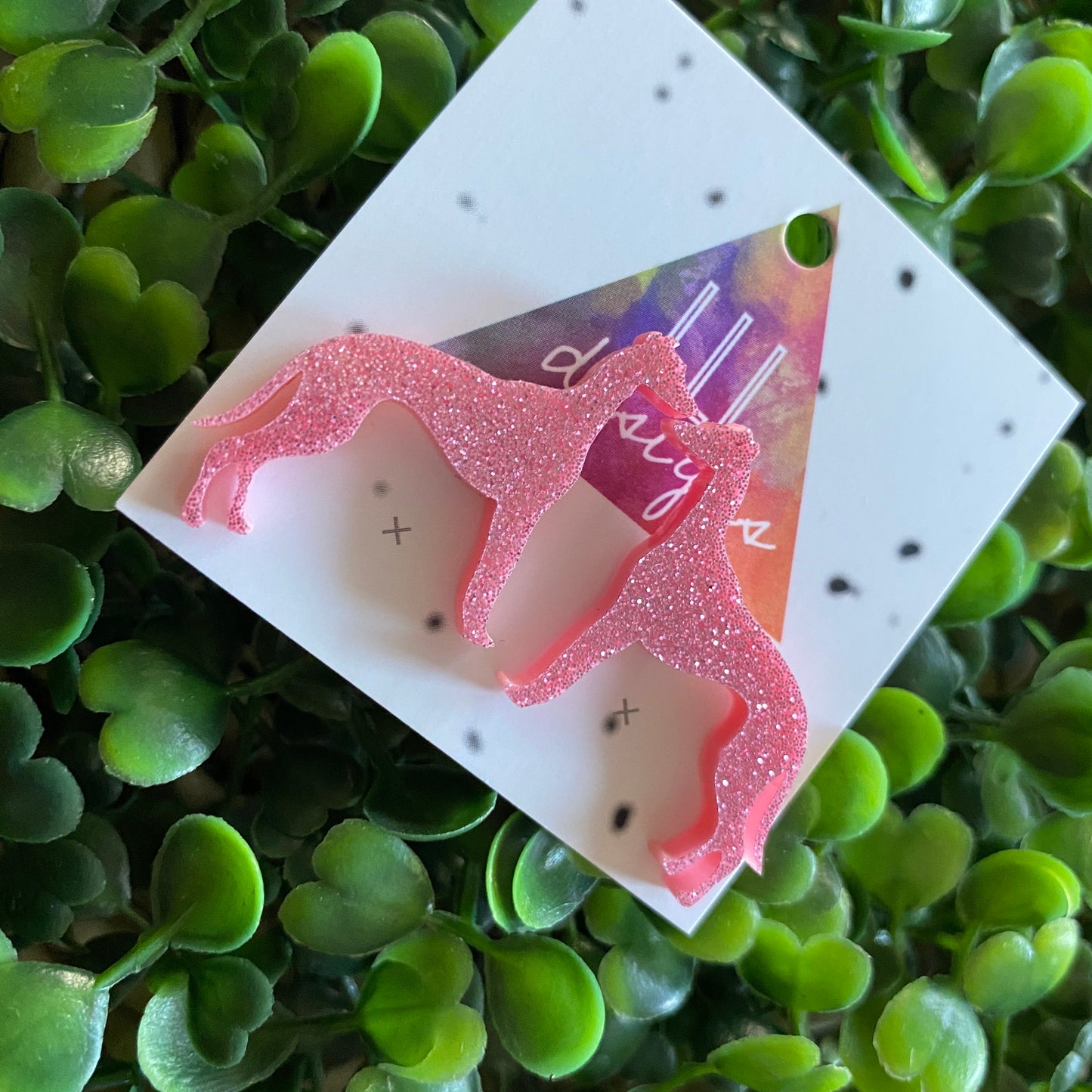 Super Cute Laser Cut Greyhound Earrings - Studs. I love Greyhounds. Greyhounds Rock. I love my Greyhound. Quirky Earrings. Fun Earrings.