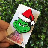 Grinch Christmas Brooch - Perfect for those who aren't into Christmas...LOL!