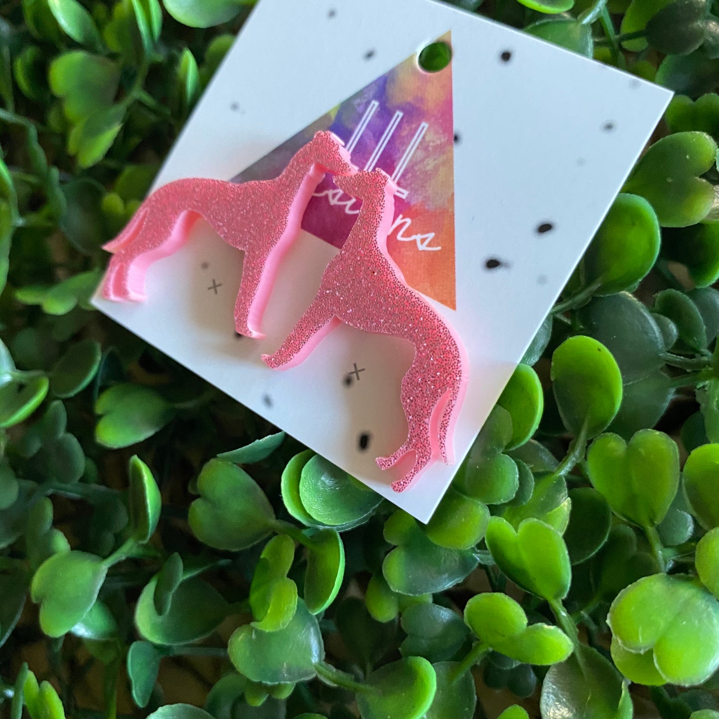Super Cute Laser Cut Greyhound Earrings - Studs. I love Greyhounds. Greyhounds Rock. I love my Greyhound. Quirky Earrings. Fun Earrings.