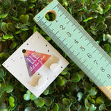 Wonderful White Whale Stud Earrings. I Love Whales. Fun and Cheerful Earrings.