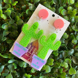 Don't be a Prick Cactus Dangles :) These Cheeky little Guys will Absolutely put a Smile on your dial!