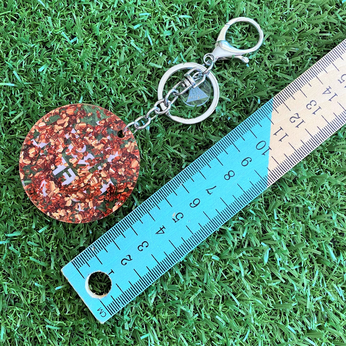 "BUT FIRST COFFEE" Statement Acrylic Keyring.