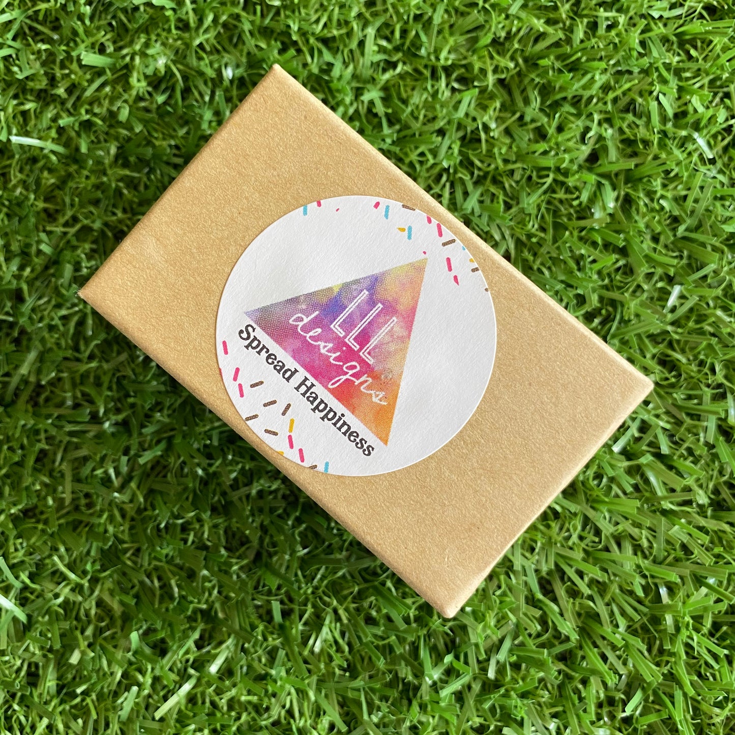 Rainbow Earrings. Itty Bitty Hand Painted Classic Rainbow and Cloud Bamboo Stud Earrings. (Classic Colour Way).