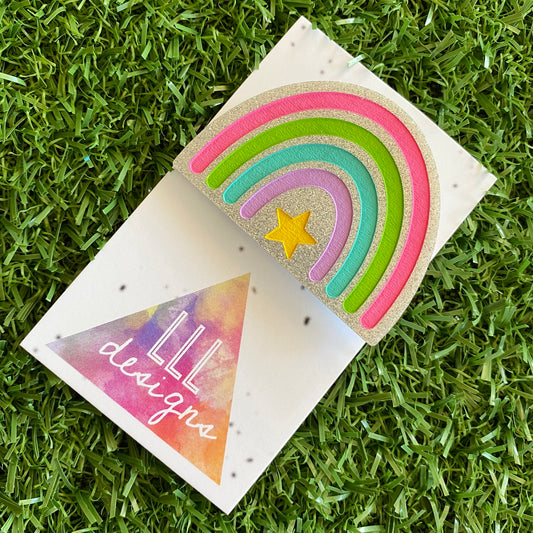 Rainbow Brooch - Star Delight Rainbow Brooch - Add some Magic to any outfit! :)
