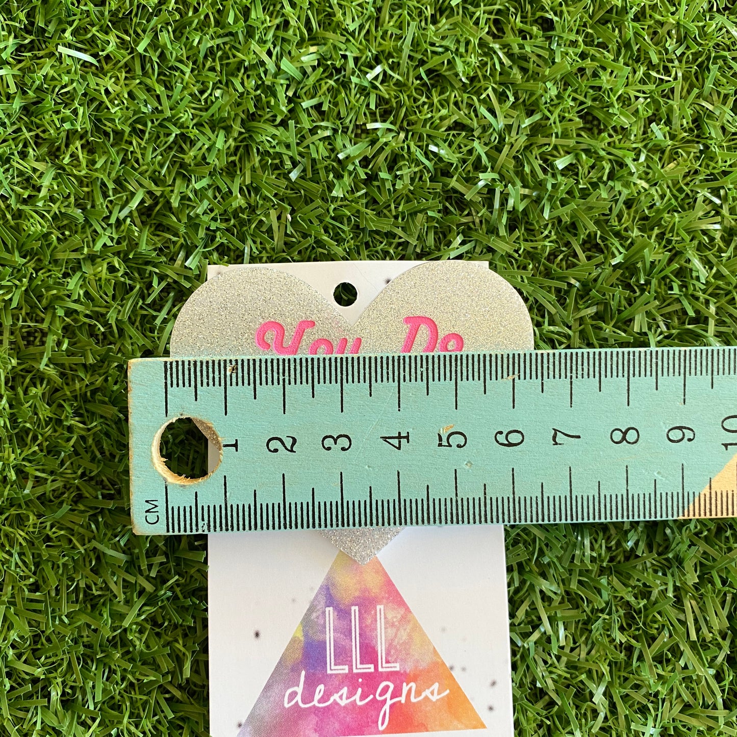 Love Heart Brooch - You Do You Boo! Hand Painted Glitter Brooch - This Babe just screams I am ME! I am FABULOUS! And SO ARE YOU!!!!!