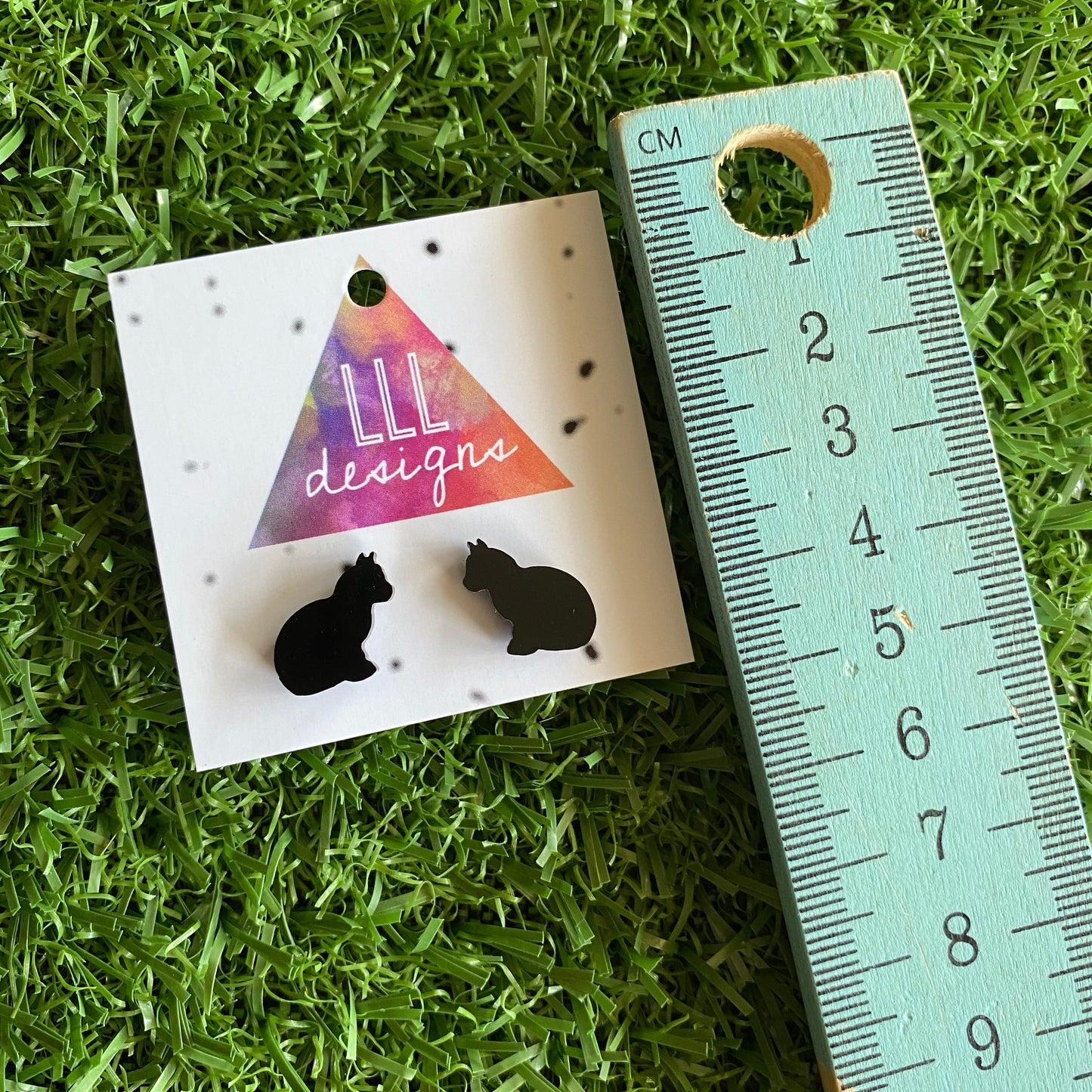Crazy Cute Kitty Earrings. Black Cat Earrings. Crazy Cat Lady. Cats Rock. Cats Rule. Life's too short to wear boring Jewellery.