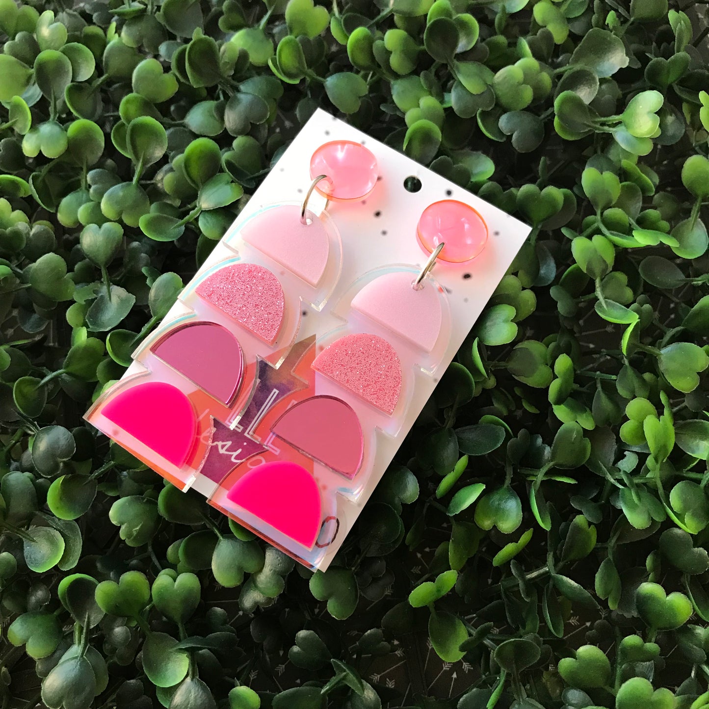 Strawberry Hills - Dangle Earrings. Perfection in Pink!