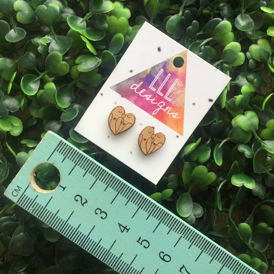 Lovely Lovebird Stud Earrings. These sweet little cuties are sure to liven up your lobes. Life's too short to wear boring Jewellery.