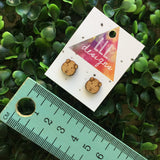 Gorgeous Guinea pig Earrings. Super Cute Hamster Stud Earrings. Life's too short to wear boring Jewellery. Etched Bamboo Earrings. Quirky.