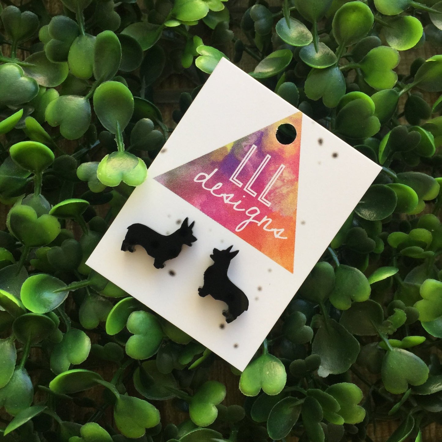 Cute Little Corgi Stud Earrings. Puppy Earrings. Dog Stud Earrings. I love Corgis. Life's too short to wear boring Jewellery.
